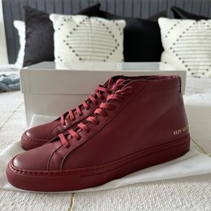 Common Projects Achilles Mid - Brick Red